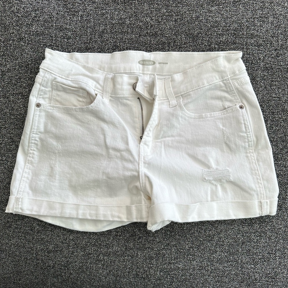 Old Navy Boyfriend Distressed Shorts